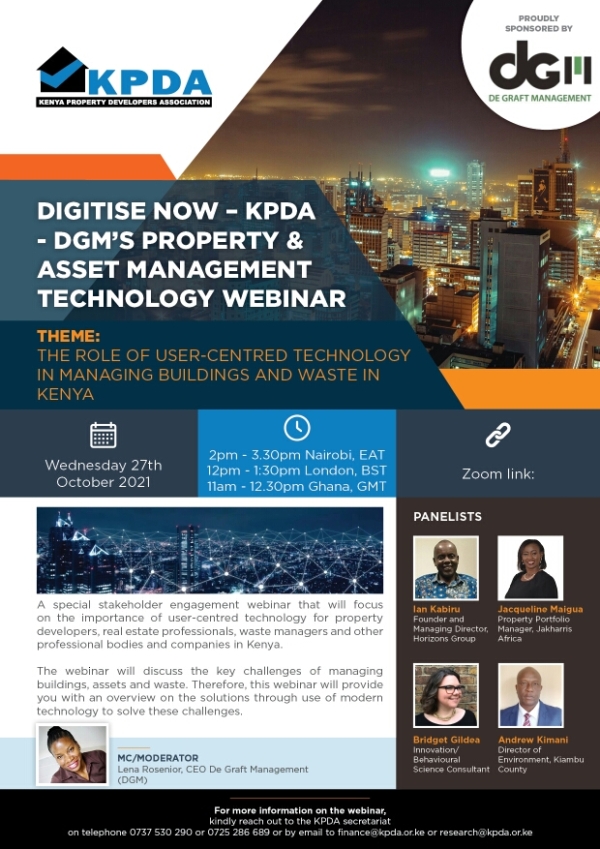 DIGITISE NOW KPDA DGM’s Property & Asset Management Technology