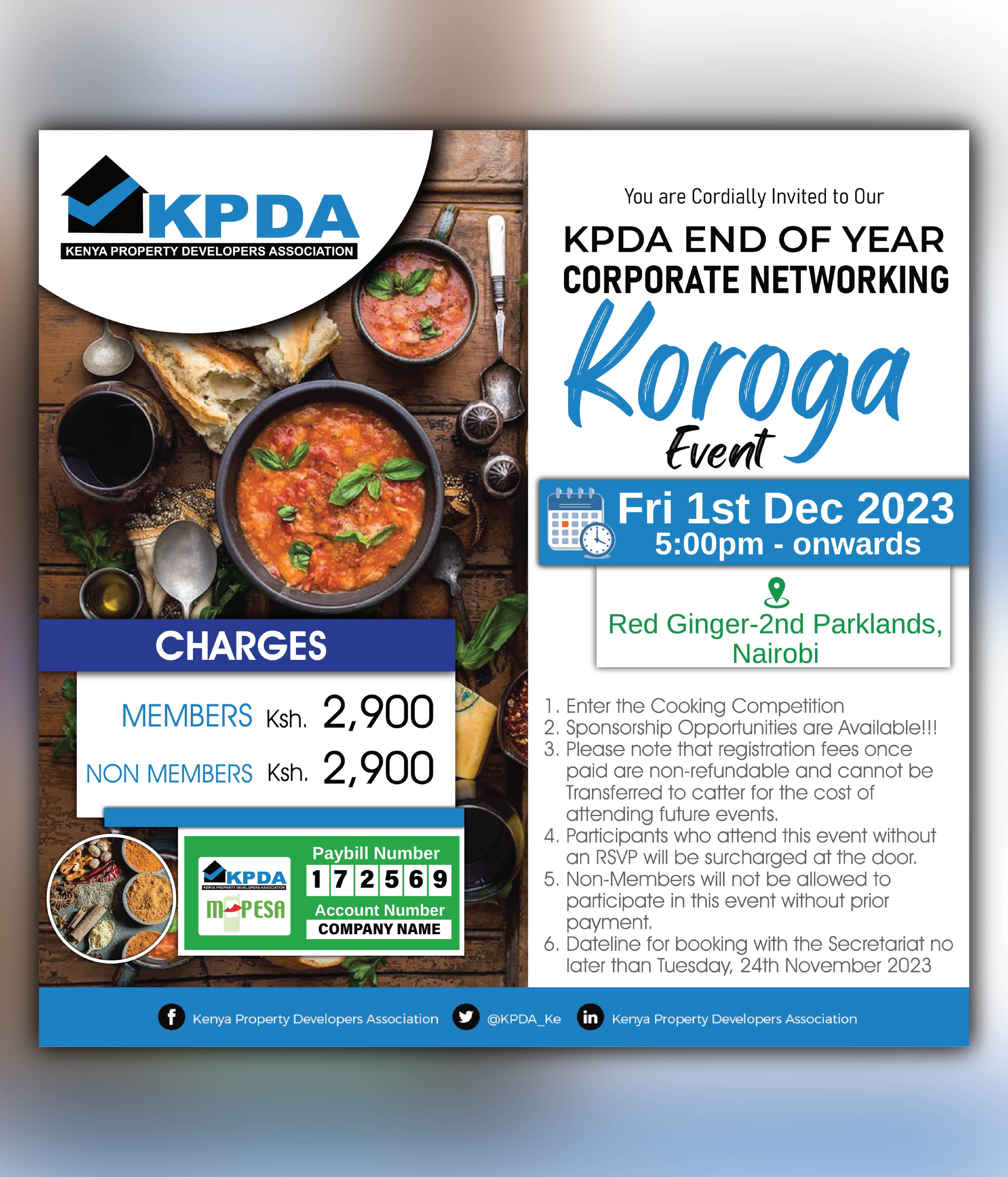 The KPDA End of Year Corporate Networking Koroga Event